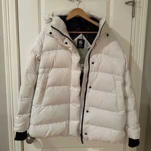Canada Goose White Alliston Jacket